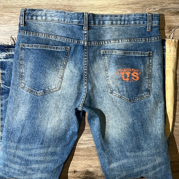 First Row HEAVY RIP & REPAIR STRAIGHT Size 34x32 - Picture 7 of 9